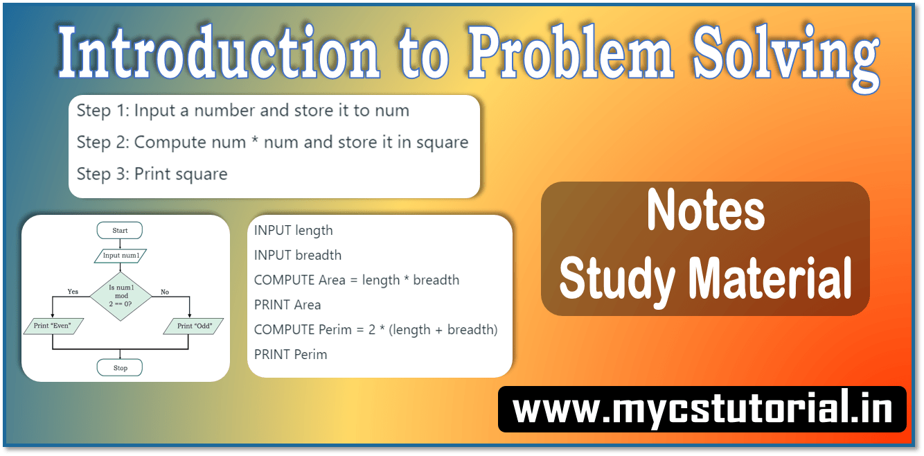 problem solving notes pdf