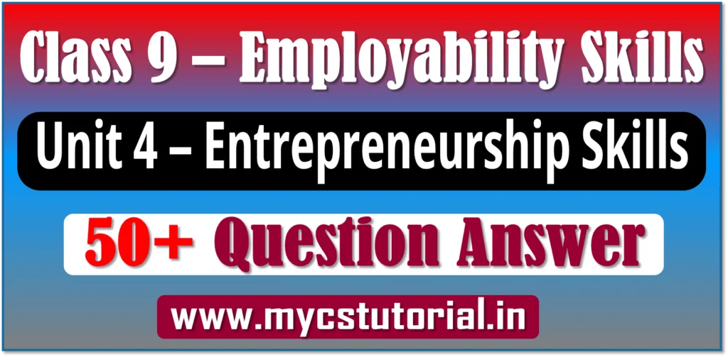 Entrepreneurship Skills Question Answer