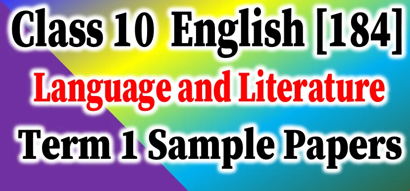 English Language an Literature
