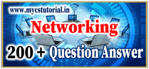 Networking Question Answer