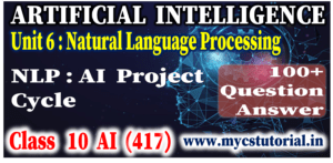 class 10 aritificial intelligence unit 6 NLP Session 2 AI Project Cycle