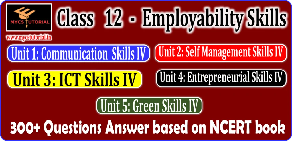 Class 12 Employability Skills