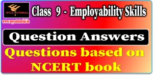 Class 9 Employability Skills Question Answers