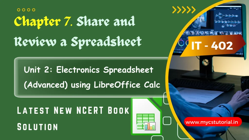 Chapter 7. Share and Review a Spreadsheet