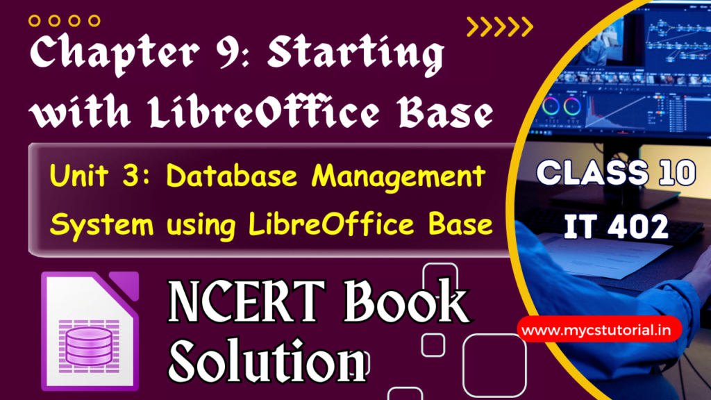 Chapter 9 Starting with LibreOffice Base