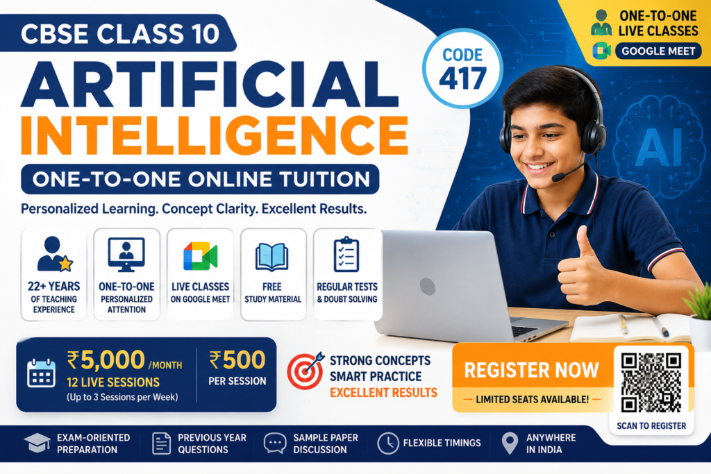 Aritificial Intellignec One to One Tuition