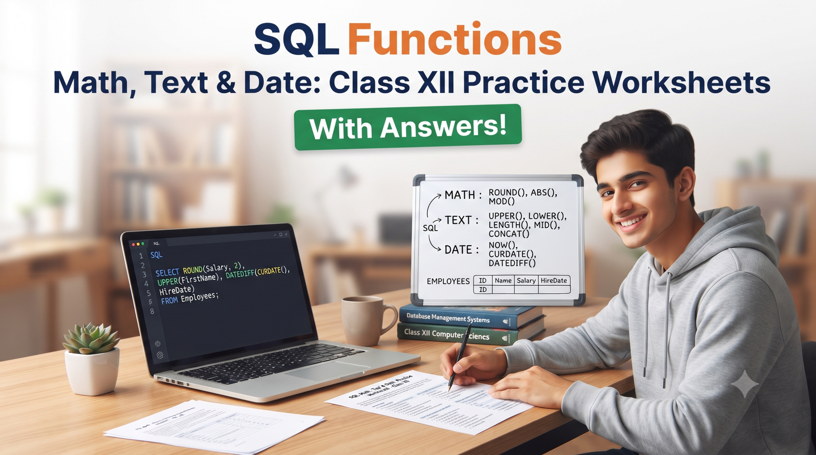 SQL Functions (Math, Text & Date)