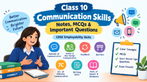 Class 10 Communication Skills Notes, MCQs and Question Answer