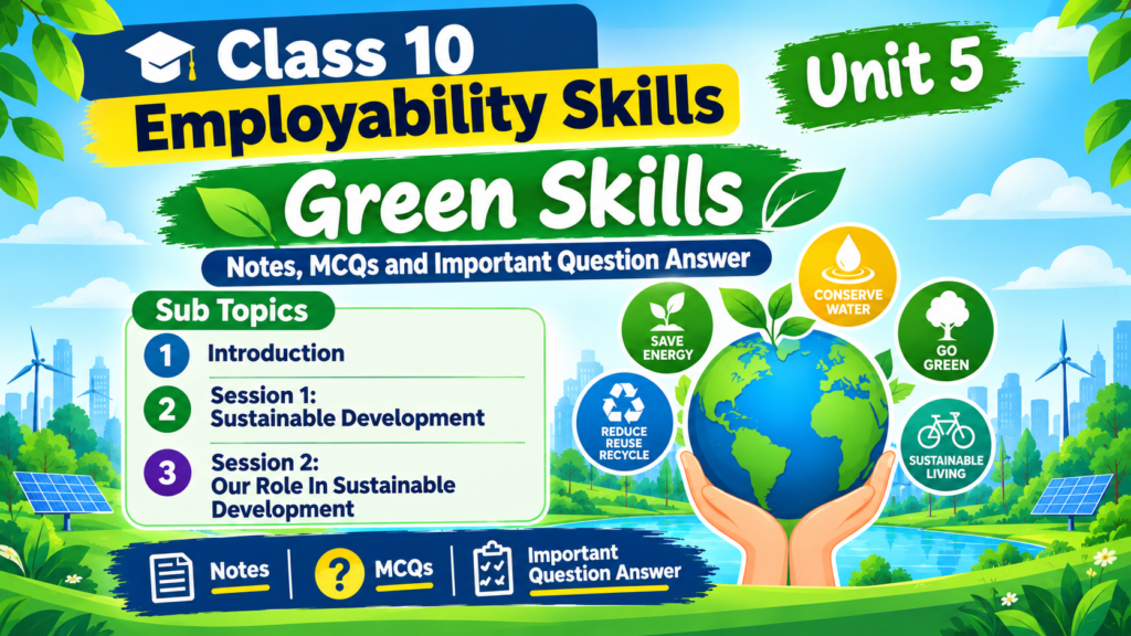 Unit 5 Green Skills_ Sustainable Development